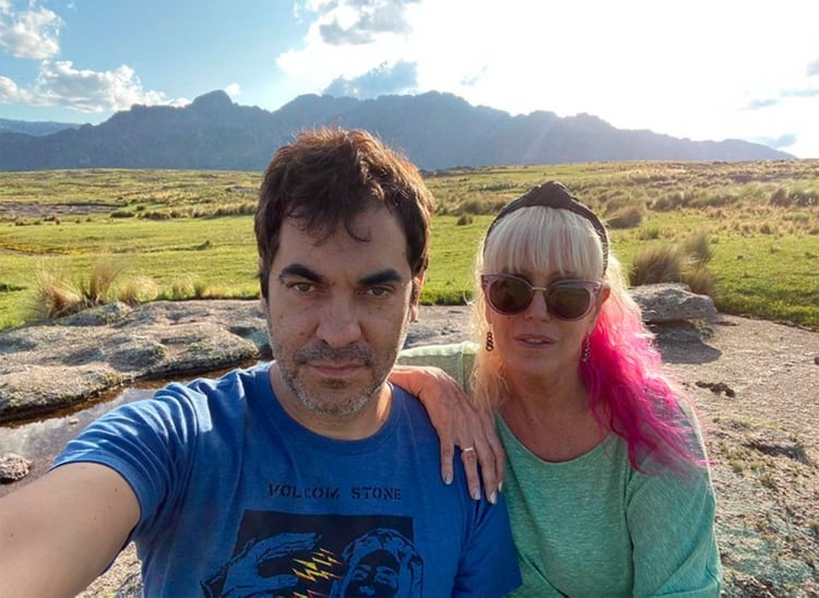 Valeria Lynch y Mariano Martínez, en sus primeras vacaciones románticas en Córdoba 