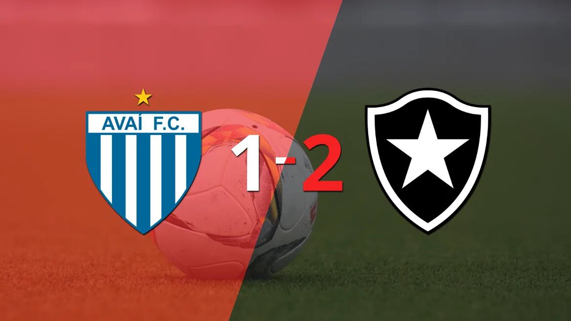 Botafogo ganó por 2-1 en su visita a Avaí