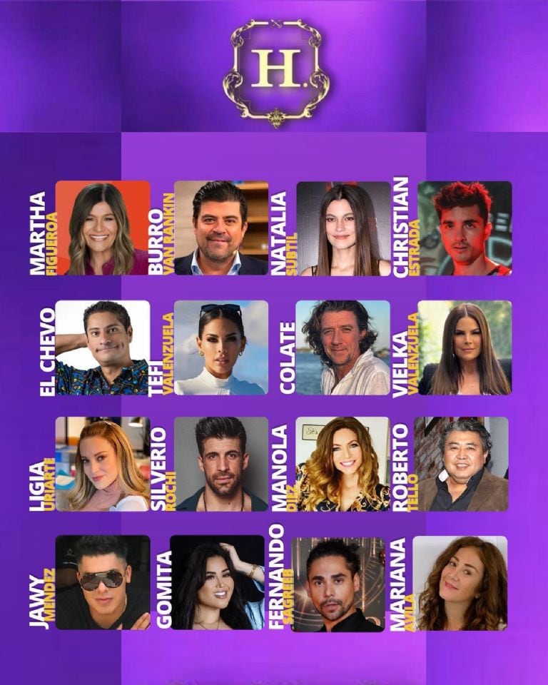 16 famosos son parte de 'El hotel VIP', producción de Yorsi Rosado (Foto: Gluc mx)
