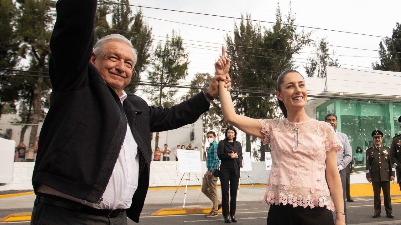 AMLO and Claudia Sheinbaum