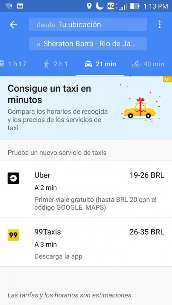 Captura de pantalla Google Maps (Infobae)