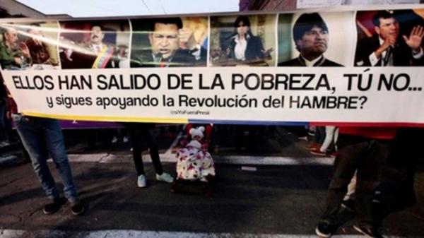Miles de ecuatorianos marcharon contra el gobierno de Correa en varias ciudades el pasado 18 de marzo