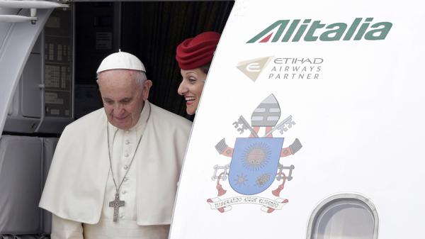 El Papa llegó a Polonia para la Jornada Mundial de la Juventud (Reuters)