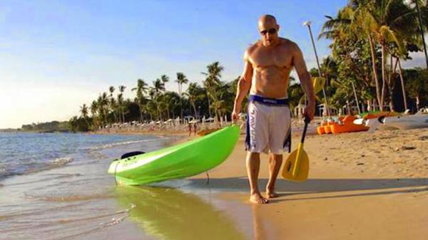 Vin Diesel es otro de los adoradores de la arena dominicana.