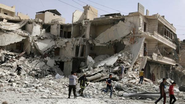 Una postal de la guerra en Siria (Reuters)