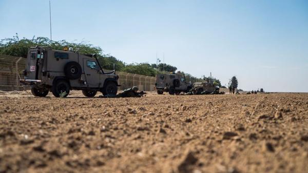 Los soldados israelíes también se entrenaron para evitar infiltraciones de terroristas por túneles desde Gaza