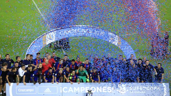 Esta es la Supercopa de España número 12 de la historia del Barcelona (AFP)