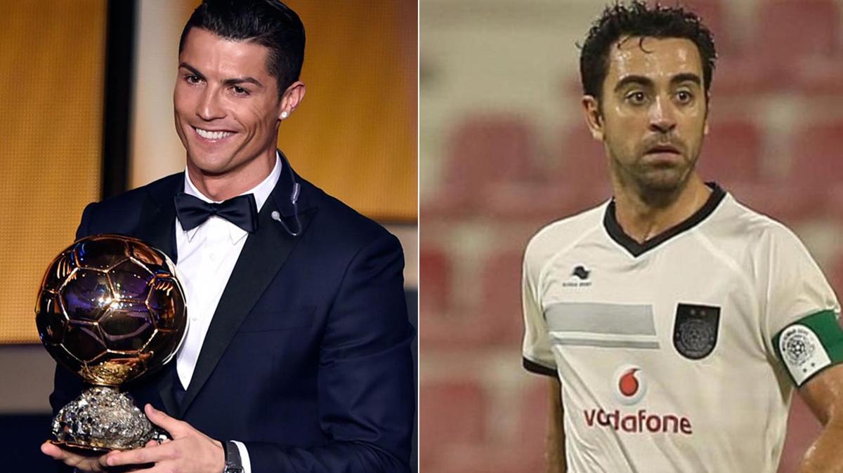 Resultado de imagen para ronaldo a xavi