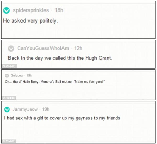 Algunos de los 13 mil comentarios que recibió el posteo en la red social Reddit