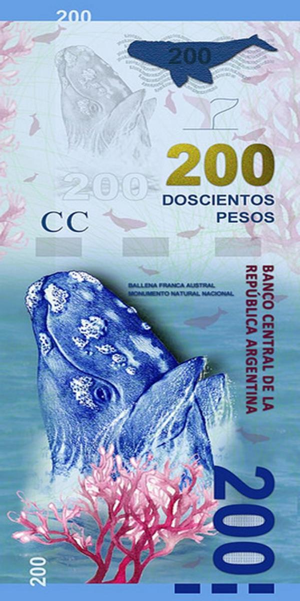 El billete despertó algunas polémicas por la figura y la posición del animal