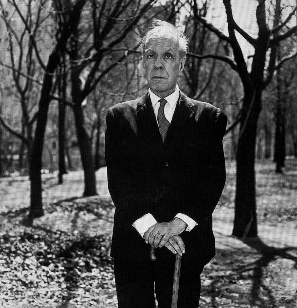 Jorge Luis Borges en el Central Park, 1968 (Diane Arbus)