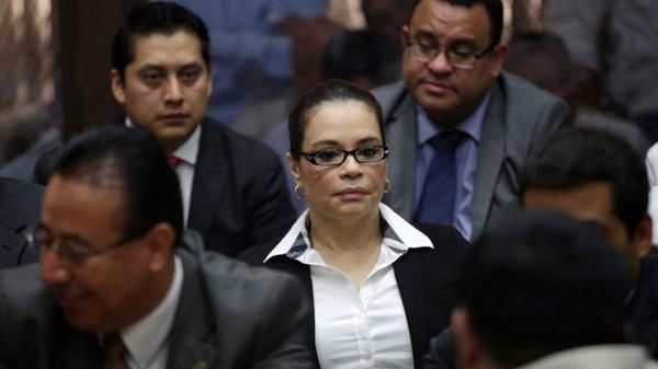 La ex vicepresidenta Roxana Baldetti, que también sera juzgada por corrupción, tenía relación con la ex novia de Byron Lima (Reuters)