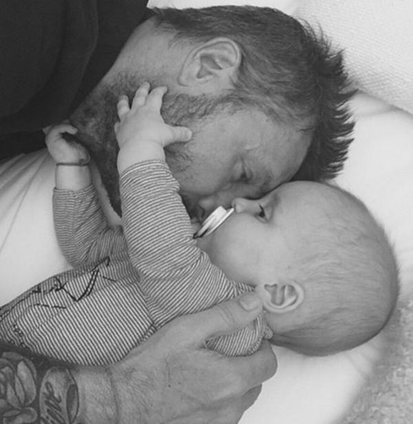 Lorenzo tiene dos años y es el menor de los hijos de Tinelli