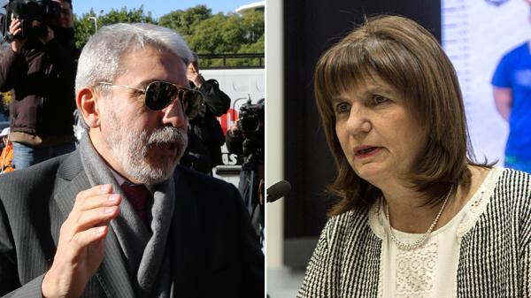 Aníbal Fernández cruzó a Patricia Bullrich por sus declaraciones sobre la detención de Ibar Pérez Corradi. (NA)