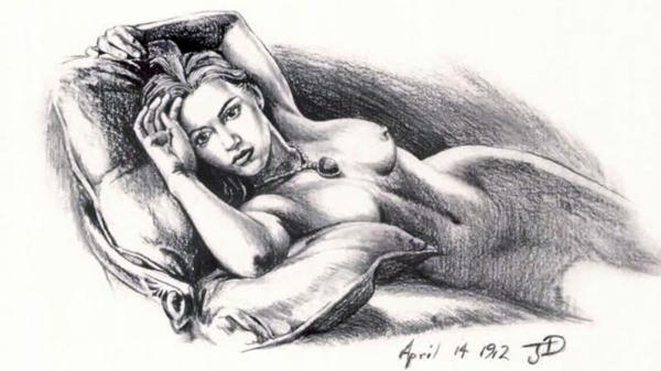El dibujo de Rose desnuda fue subastado en 2011