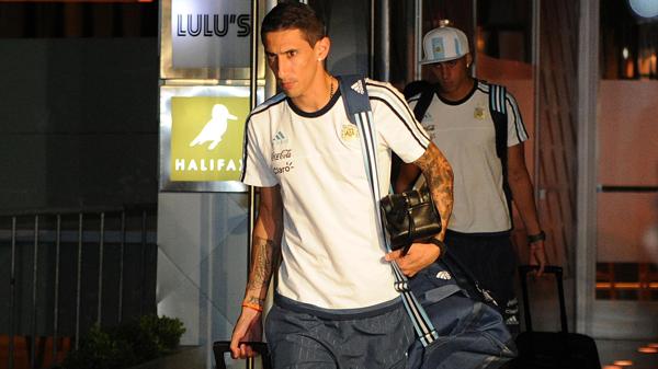 Ángel Di María jugó en el debut y en la final (Télam)