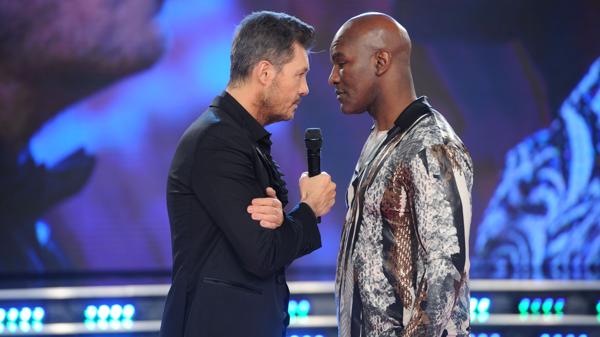 Evander Holyfield y Marcelo Tinelli