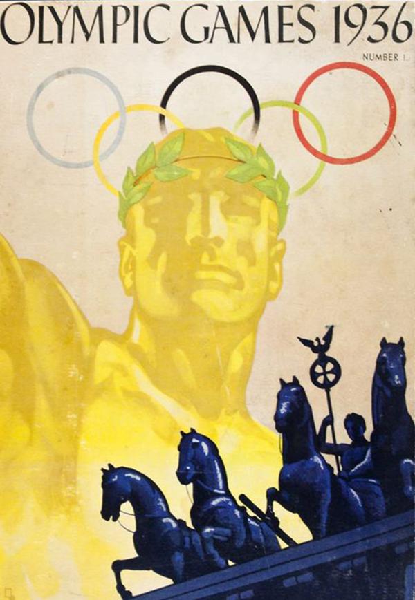 Afiche de los Juegos Olímpicos de 1936