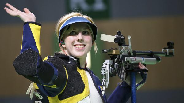 La tiradora se quedó con el primer oro(Reuters)