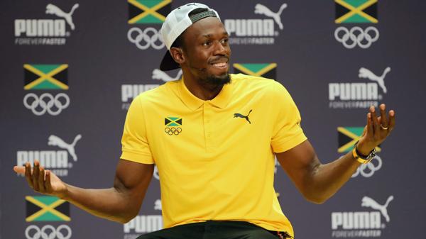 El jamaiquino Usain Bolt brindó una conferencia de prensa antes de su debut olímpico en Río 2016 (EFE)