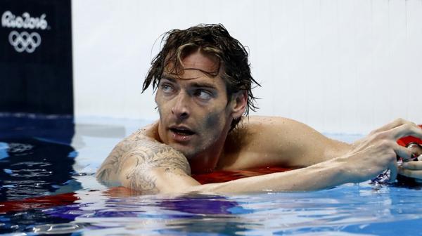 El francés Camille Lacourt denunció que la orina del chino Sun Yang es violeta (AFP)