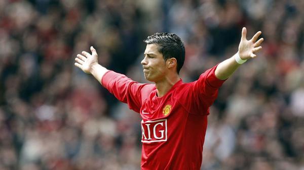 Cristiano Ronaldo en su última temporada con el Manchester United (Reuters)