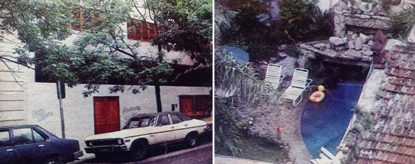 La casa de Ahmed, allanada en 1991: le encontraron casi un millón y medio de dólares. (Revista Gente)