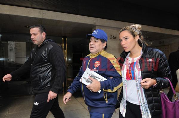 Diego Maradona y Rocío Oliva