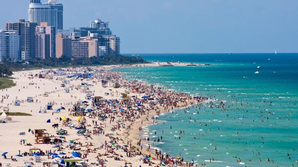 Las playas de Miami Beach reciben millones de turistas cada año (Shutterstock)