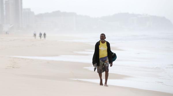 Las playas reflejan la disminución del turismo (Nicolás Stulberg)
