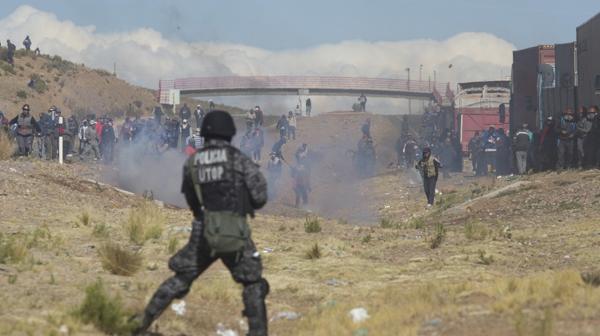 Los mineros llegaron a exigir al presidente Morales que no promulgue la reforma a la Ley 356 General de Cooperativas (AP)