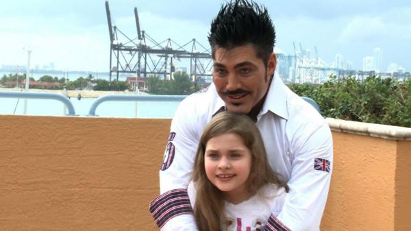 Ricardo con su hija Martita