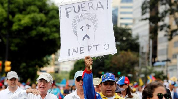 El descontento de los venezolanos con su presidente (Reuters)