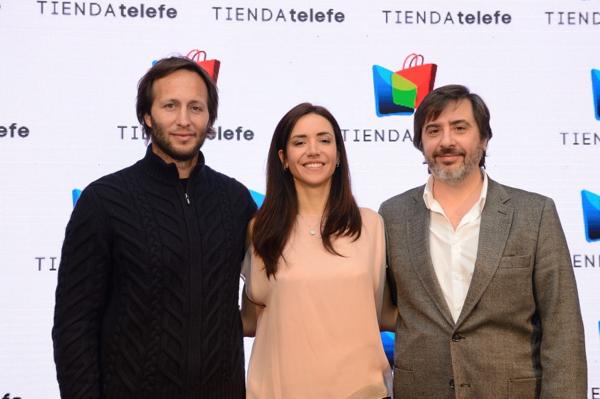 Tomás Yankelevich, director de Contenidos de Telefé; Marina Díaz Ibarra, country manager para Argentina, Chile y Perú de Mercado libre y Andrés Bargués, gerente de Producto de Telefé.