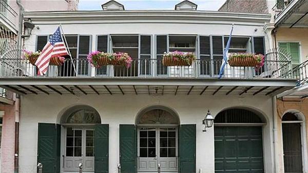 La casa que la pareja posee en Nueva Orleans