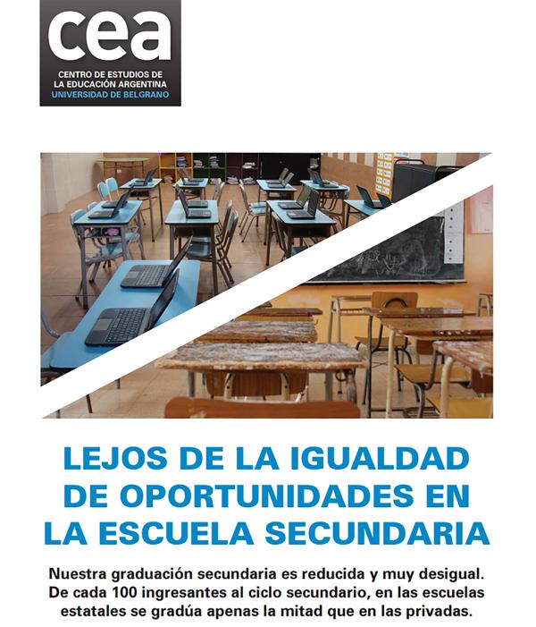 El informe del CEA (Universidad de Belgrano) que alerta sobre la desigualdad educativa
