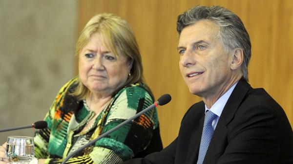 Susana Malcorra y Mauricio Macri