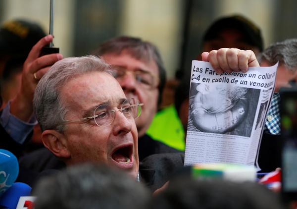 El ex presidente Alvaro Uribe fue uno de los líderes de la campaña por el “NO”