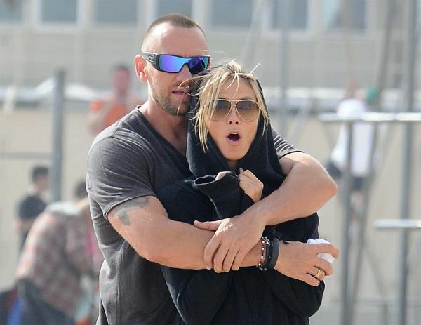 Hedi Klum terminó con Seal y mantuvo una relación con Martin Kristen, su guardespaldas (Grosby Group).