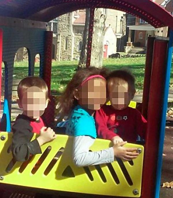 Tres de los cuatro hijos de la pareja que fue encontrada muerta por las autoridades (Facebook)