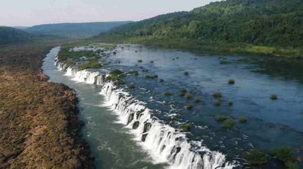 Los Saltos del Moconá son uno de los grandes atractivos de la provincia de Misiones