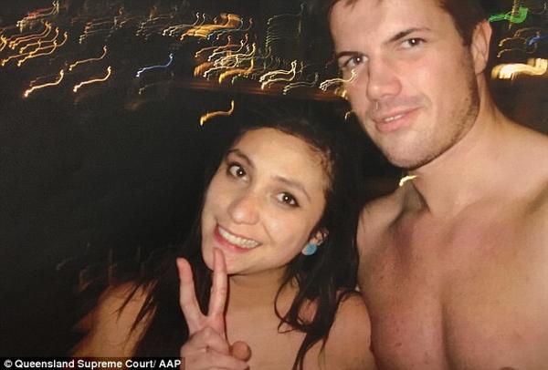 Warriena Wright y Gable Tostee. Se conocieron por Tinder. El alcohol y el sexo desenfrenado eran parte de de las propuestas de esa noche. Terminó de la peor manera