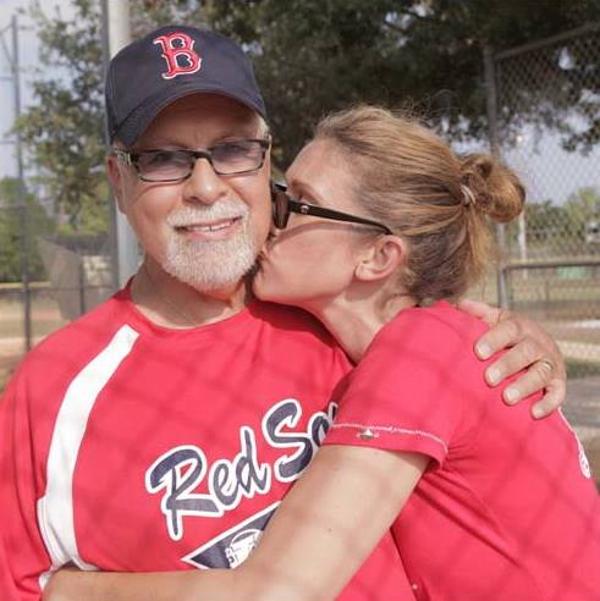 René Angélil y Céline Dion. Fue su primer y único amor