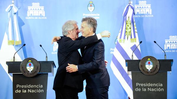 Ambos presidentes cuestionaron al régimen venezolano (Télam)