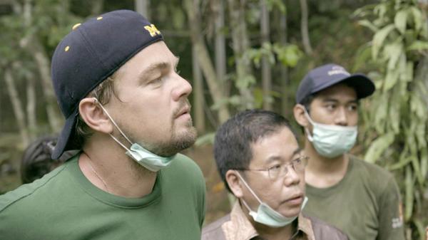 DiCaprio durante una escena del documental “Before the Flood” (National Geographic)