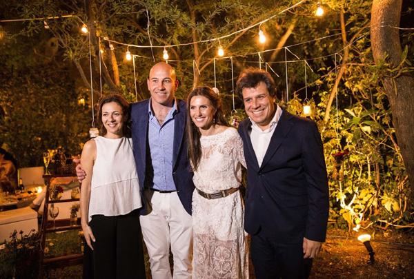 Martiniano Molina junto a uno de sus invitados, Facundo Manes