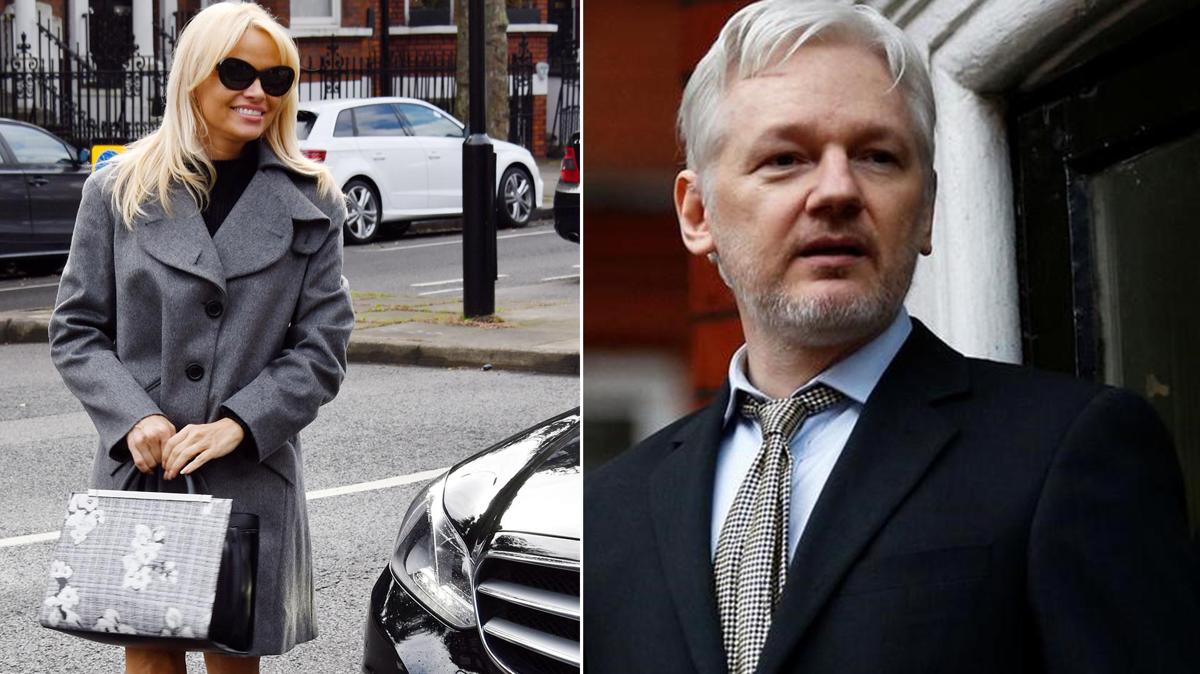 Las misteriosas visitas de Pamela Anderson a Julian Assange - Infobae.com