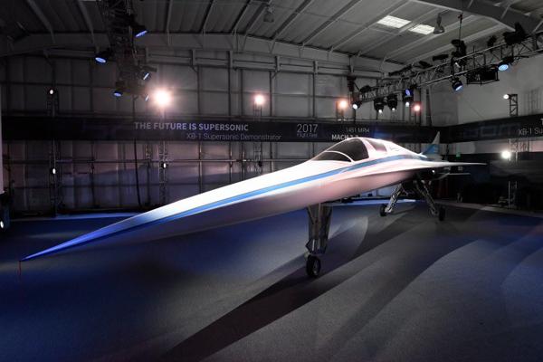 El hangar de Boom Supersonic en Denver