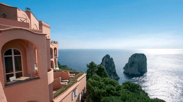 Punta Tragara fue diseñado por el icónico Le Corbusier