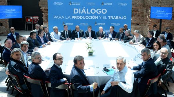 La reunión de la mesa por el Diálogo para la Producción y el Trabajo